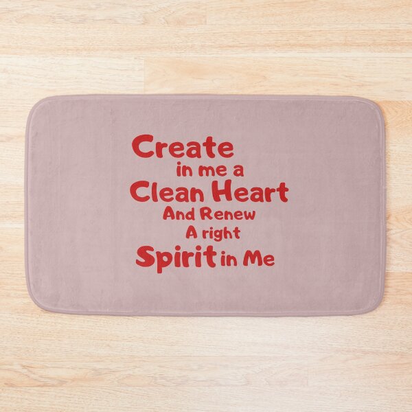 Item preview, Create in me a Clean Heart designed and sold by Tripp Art Studio.