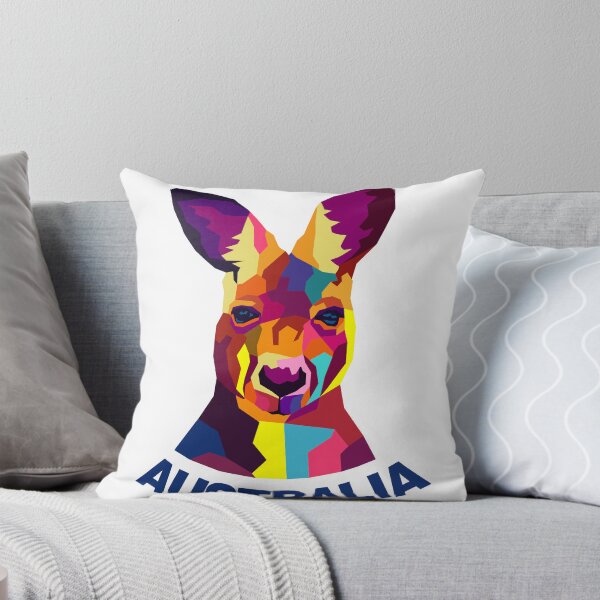 Aperçu de l'œuvre Kangourou Australie pop art créée et vendue par Maxwarni.