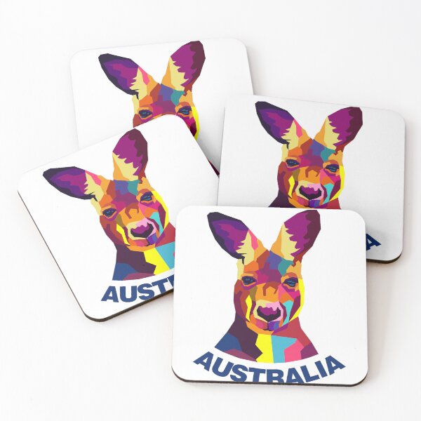 Item preview, Kangaroo Australia pop art designed and sold by Maxwarni.
