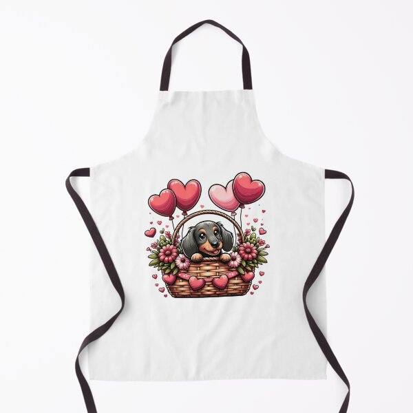 Item preview, Heart Balloon Dachshund designed and sold by creativechaster.