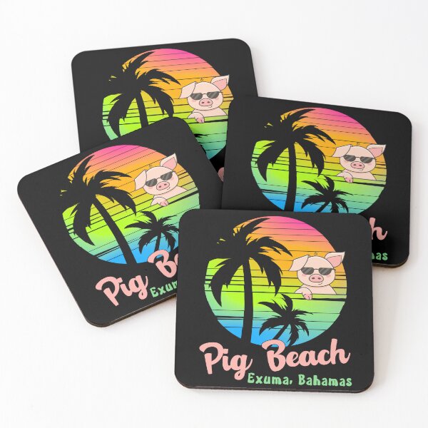 Item preview, Piggy Bliss: Discover the Magic of Pig Beach in Exuma, Bahamas! Your Ultimate Bahamas Tropical Bucket List Escape! designed and sold by Sun Sand & Sea Art.