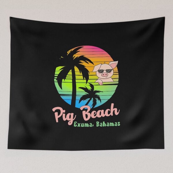 Item preview, Piggy Bliss: Discover the Magic of Pig Beach in Exuma, Bahamas! Your Ultimate Bahamas Tropical Bucket List Escape! designed and sold by Sun Sand & Sea Art.