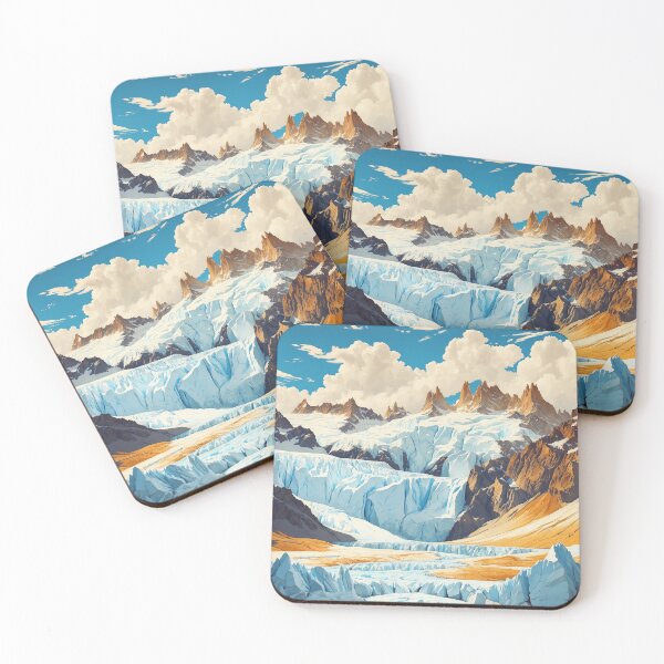 Item preview, Puerto Moreno Glacier Argentina Vintage Poster Tourism  designed and sold by TravelersGems.