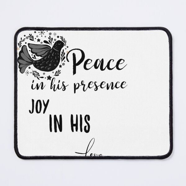 Item preview, Peace in his Presence, Joy in his heart Christian T-shirts designed and sold by DanyTshirts.