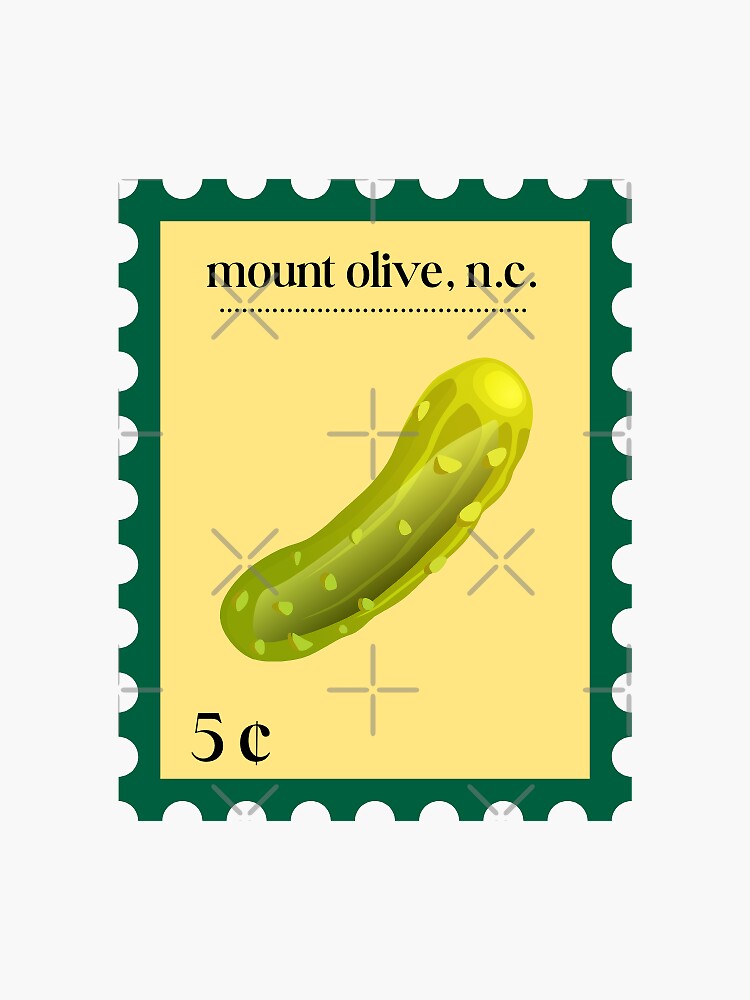Mount Olive, NC Stamp Sticker