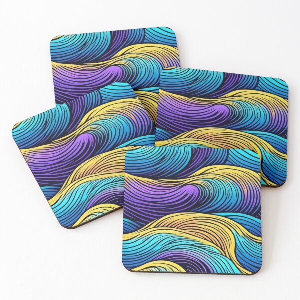 Item preview, Colorful Waves designed and sold by Eduardo Portella.