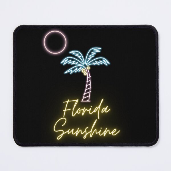 Item preview, Florida Sunshine Neon on Black designed and sold by a-new-light.