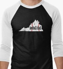 Virginia Baseball Tee Ball Dad Coach Shirt Men's Baseball ¾ T-Shirt