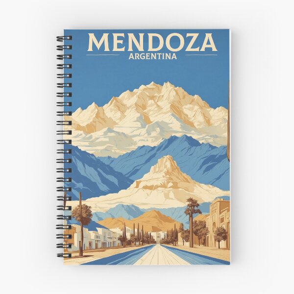 Item preview, Mendoza Argentina Vintage Poster Tourism  designed and sold by TravelersGems.