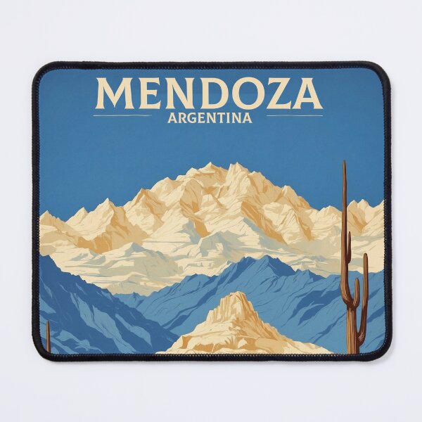 Item preview, Mendoza Argentina Vintage Poster Tourism  designed and sold by TravelersGems.
