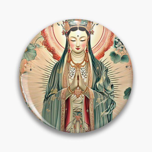 Item preview, Eternal Guanyin: Whispering Wisdom, Echoes of Ancient Grace designed and sold by couture-rapture.