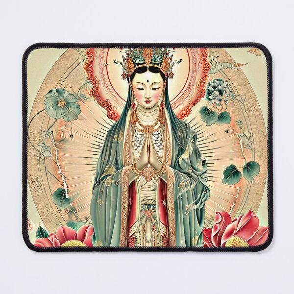 Item preview, Eternal Guanyin: Whispering Wisdom, Echoes of Ancient Grace designed and sold by couture-rapture.