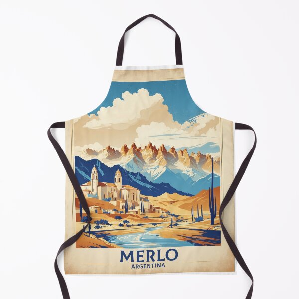 Item preview,  Merlo Argentina Vintage Poster Tourism  designed and sold by TravelersGems.