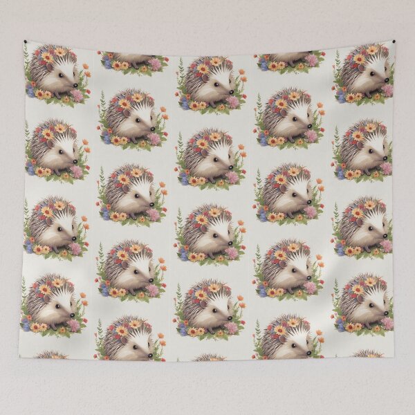 Item preview, Flower hedgehog  designed and sold by Kerrie-Ann Ellison.