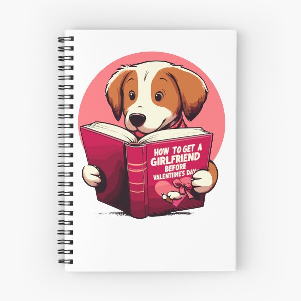 Item preview, Dog Reading: How to Get a Girlfriend Before Valentine’s Day designed and sold by Designowner.