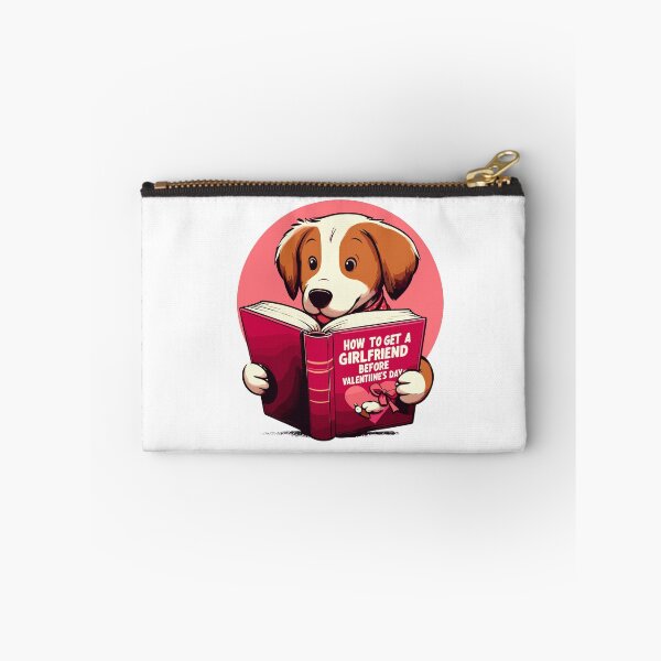 Item preview, Dog Reading: How to Get a Girlfriend Before Valentine’s Day designed and sold by Designowner.