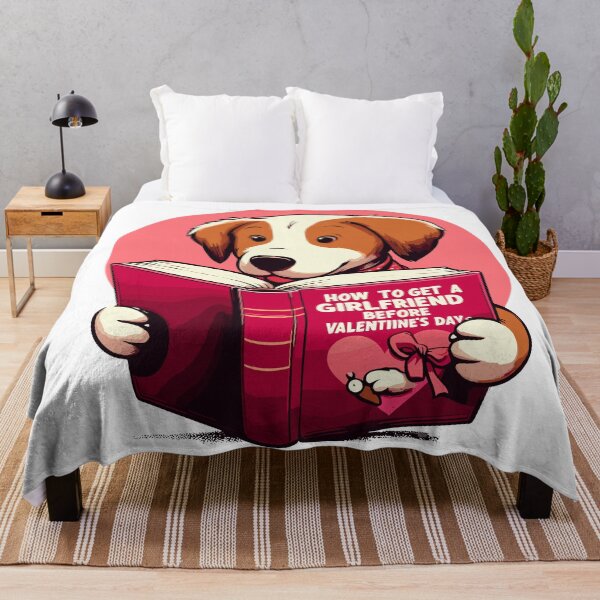 Item preview, Dog Reading: How to Get a Girlfriend Before Valentine’s Day designed and sold by Designowner.