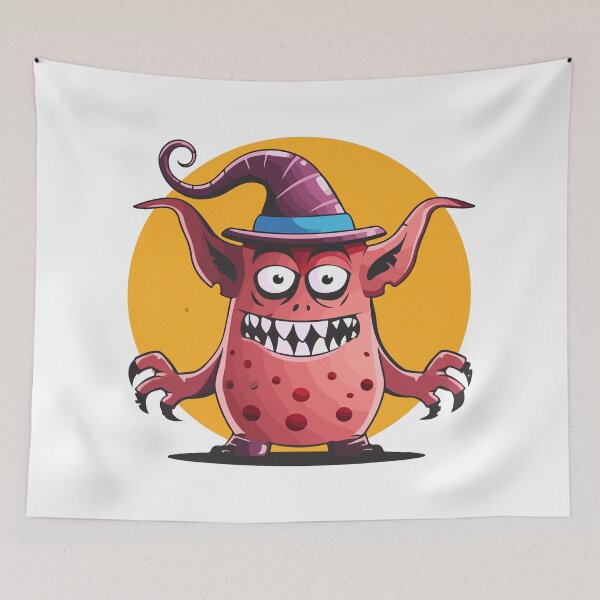 Item preview, A red creature in a hat designed and sold by TheRealmWithin.