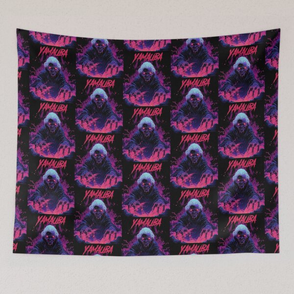 Item preview, Yamauba Synthwave Cyberpunk designed and sold by GlitchGrotesque.