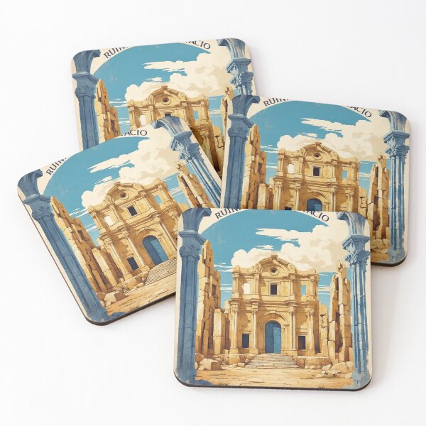 Item preview, Ruinas de San Ignacio Vintage Poster Tourism  designed and sold by TravelersGems.