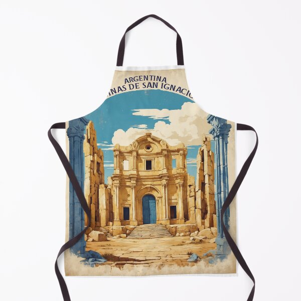 Item preview, Ruinas de San Ignacio Vintage Poster Tourism  designed and sold by TravelersGems.