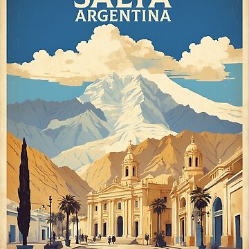 Artwork thumbnail, Salta Vintage Poster Tourism 1 by TravelersGems