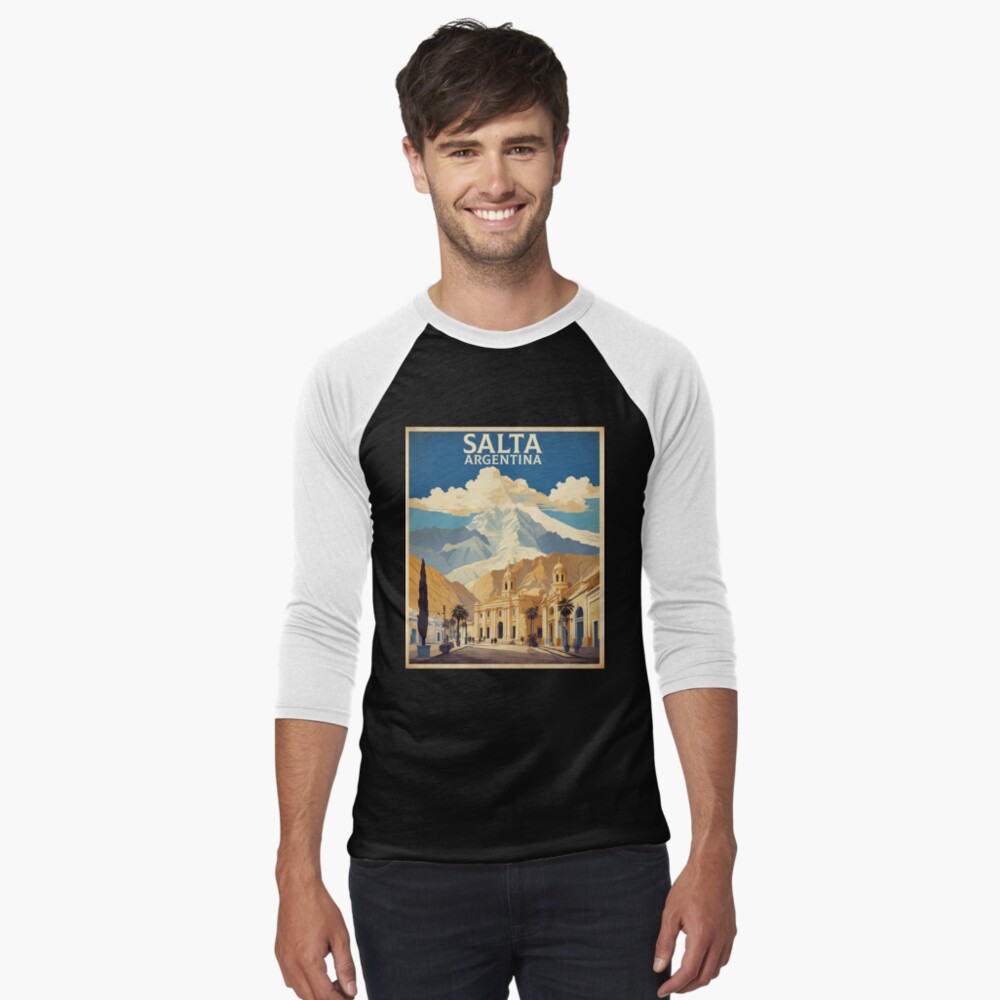 Item preview, Baseball ¾ Sleeve T-Shirt designed and sold by TravelersGems.