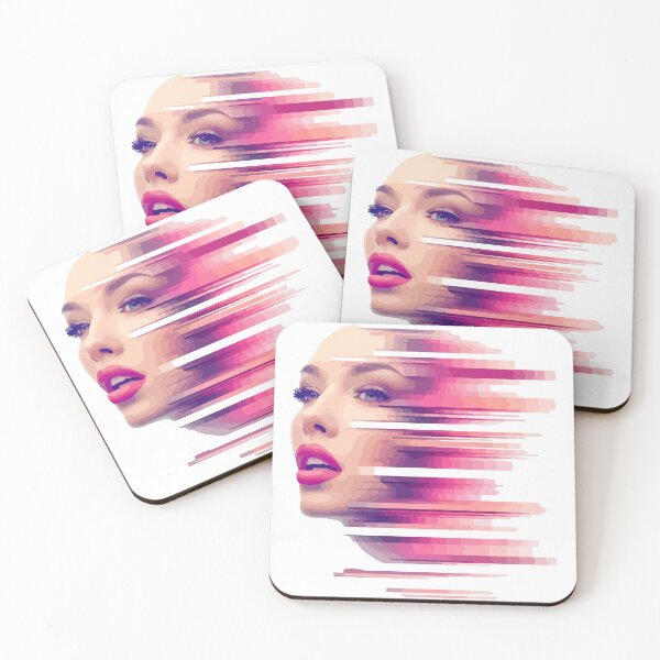 Item preview, Women face on glitsh designed and sold by TheRealmWithin.