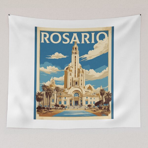 Aperçu de l'œuvre Rosario Argentine Affiche Vintage Tourisme créée et vendue par TravelersGems.
