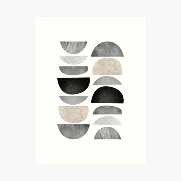 Retro Minimalism Art Print