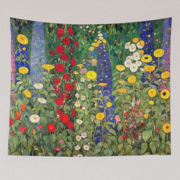 Item preview, Gustav Klimt Bauerngarten designed and sold by maniacfitness.