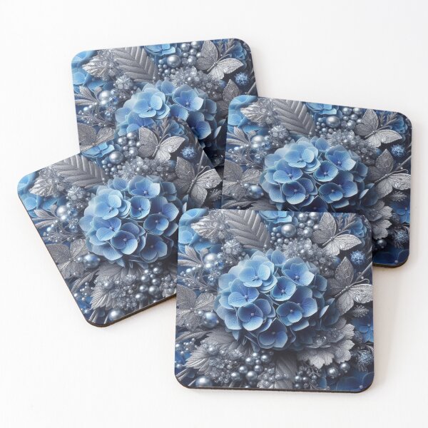 Item preview, Blingy Blue Hydrangea World designed and sold by Gen-Whimsy.