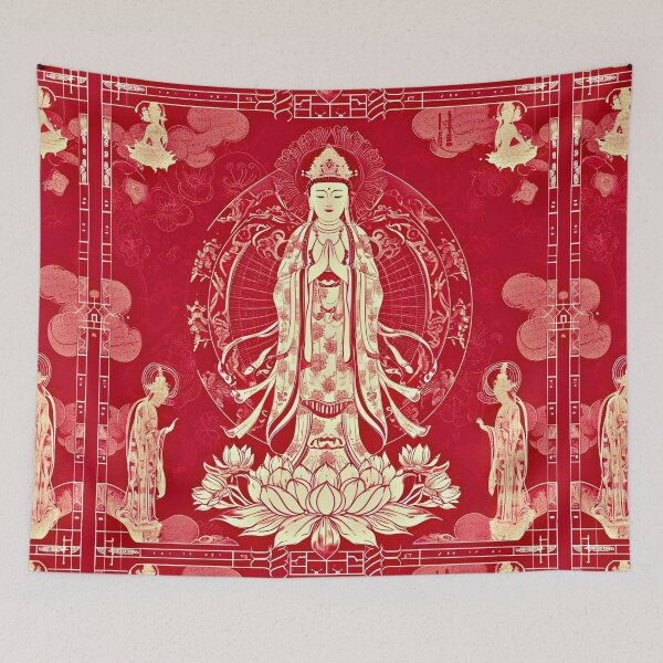 Item preview, Willow Branch Guanyin: Gentle Flow of Compassion designed and sold by couture-rapture.