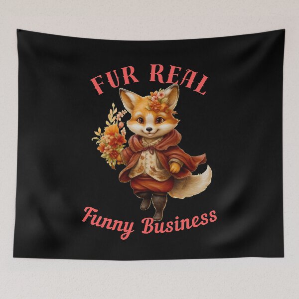 Item preview, Fur Real Funny Business. fox head designed and sold by FoxVibes.