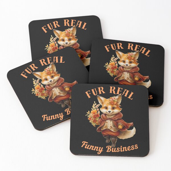 Item preview, Fur Real Funny Business. fox portrait designed and sold by FoxVibes.