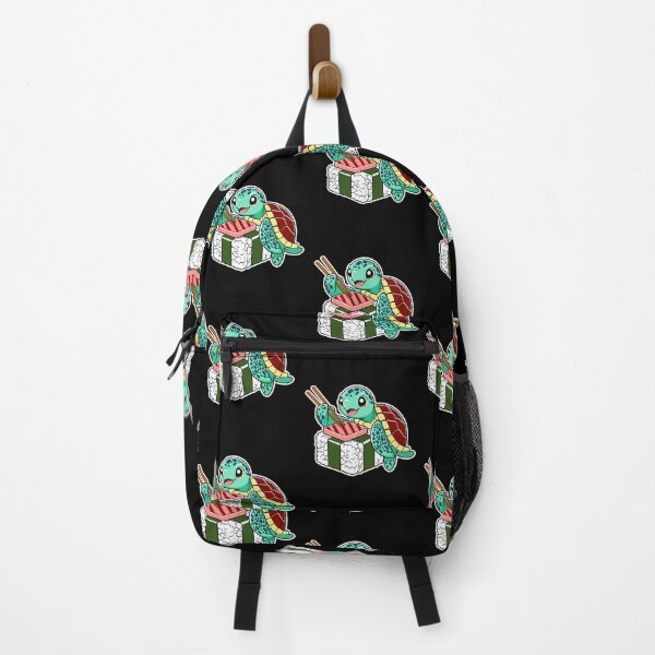 Item preview, Funny Animal Sea Turtle Eating Musubi designed and sold by TKsTees.