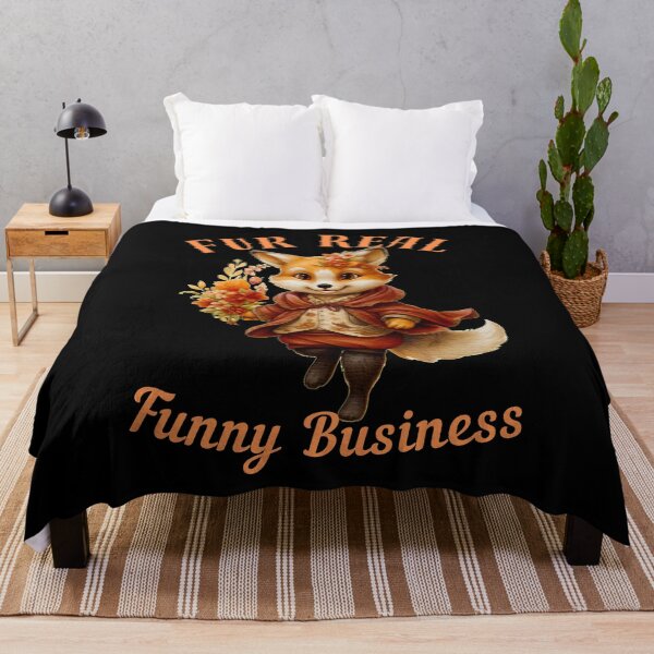 Item preview, Fur Real Funny Business. fox portrait designed and sold by FoxVibes.