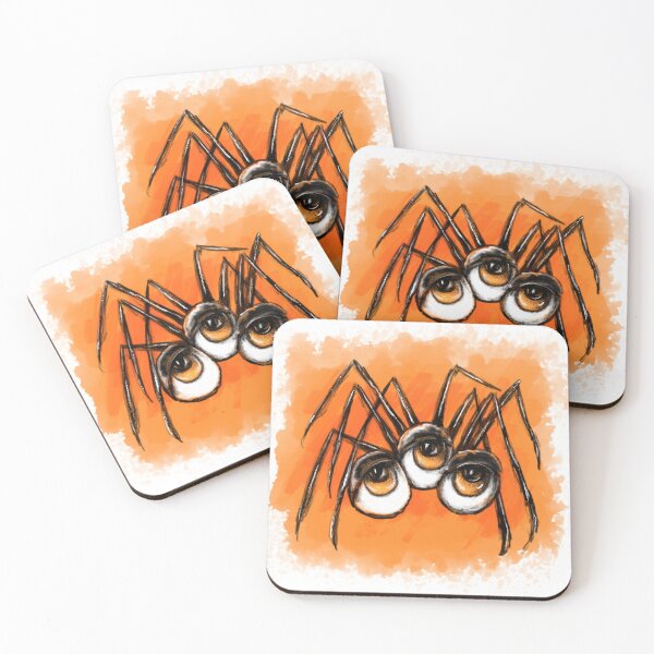 Item preview, Orange Three Eyed Spider designed and sold by threeeyedspider.