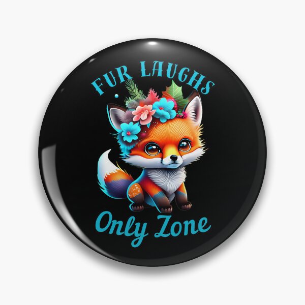 Item preview, Fur Laughs Only Zone. fox face designed and sold by FoxVibes.