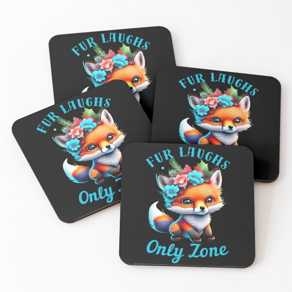 Item preview, Fur Laughs Only Zone. fox face designed and sold by FoxVibes.
