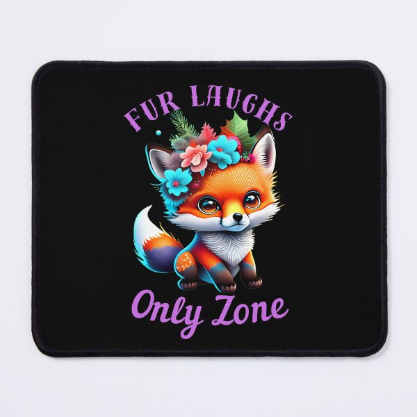 Item preview, Fur Laughs Only Zone. realistic fox designed and sold by FoxVibes.