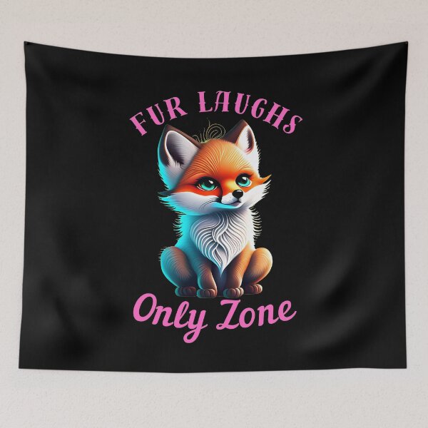 Artikelvorschau, Pelz lacht nur Zone. Fuchsfüchse entworfen und verkauft von FoxVibes.