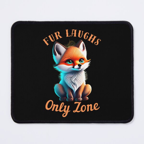 Item preview, Fur Laughs Only Zone. fox watercolor designed and sold by FoxVibes.