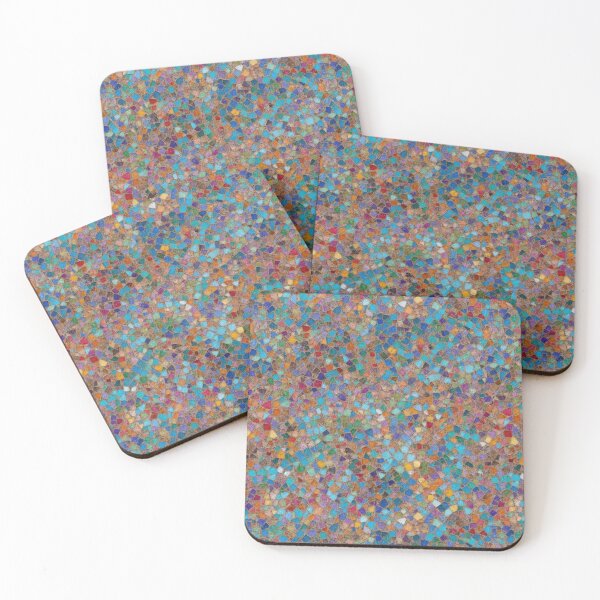Item preview, Metallic Colorful Mosaic Pattern designed and sold by kaliburrito.