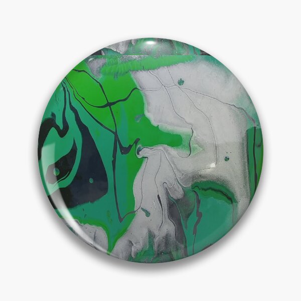 Artikelvorschau, Grüne Schatten Silver Ghost Flow Art entworfen und verkauft von Dr. Gabriella Korosi.