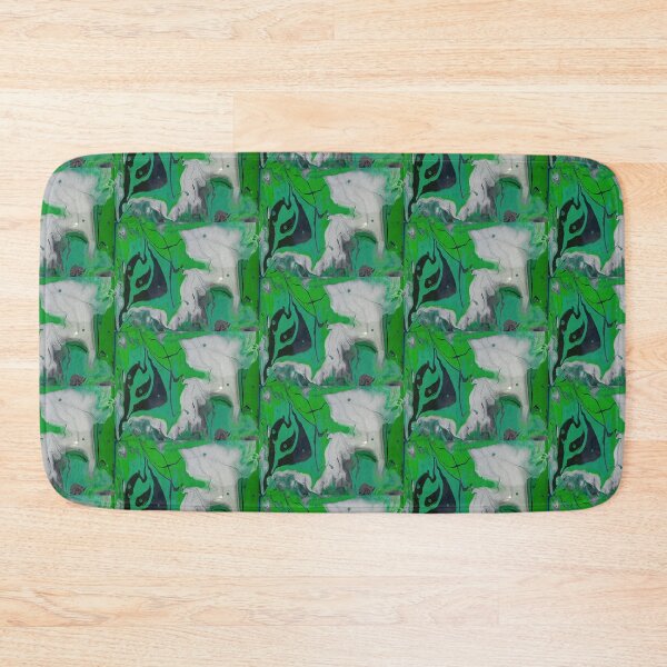 Item preview, Green Shadows Silver Ghost Flow Art designed and sold by Dr. Gabriella Korosi.
