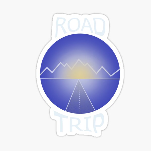 Item preview, Mountain Road Trip Circle designed and sold by NicoleFehrArt.