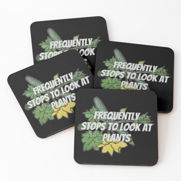 Item preview, Frequently Stops To Look At Plants Zucchini Illustration designed and sold by ColordCreations.