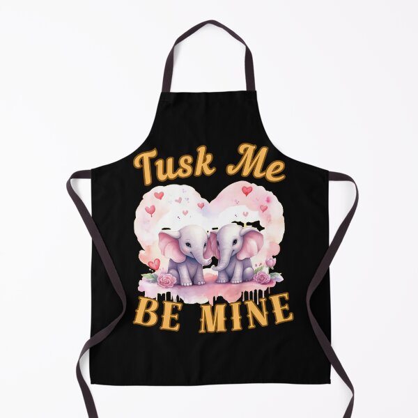 Item preview, Tusk Me, Be Mine. elephant lover designed and sold by ElephantVibes.