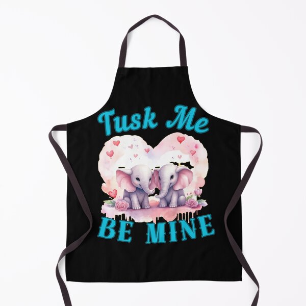 Item preview, Tusk Me, Be Mine. funny elephant designed and sold by ElephantVibes.